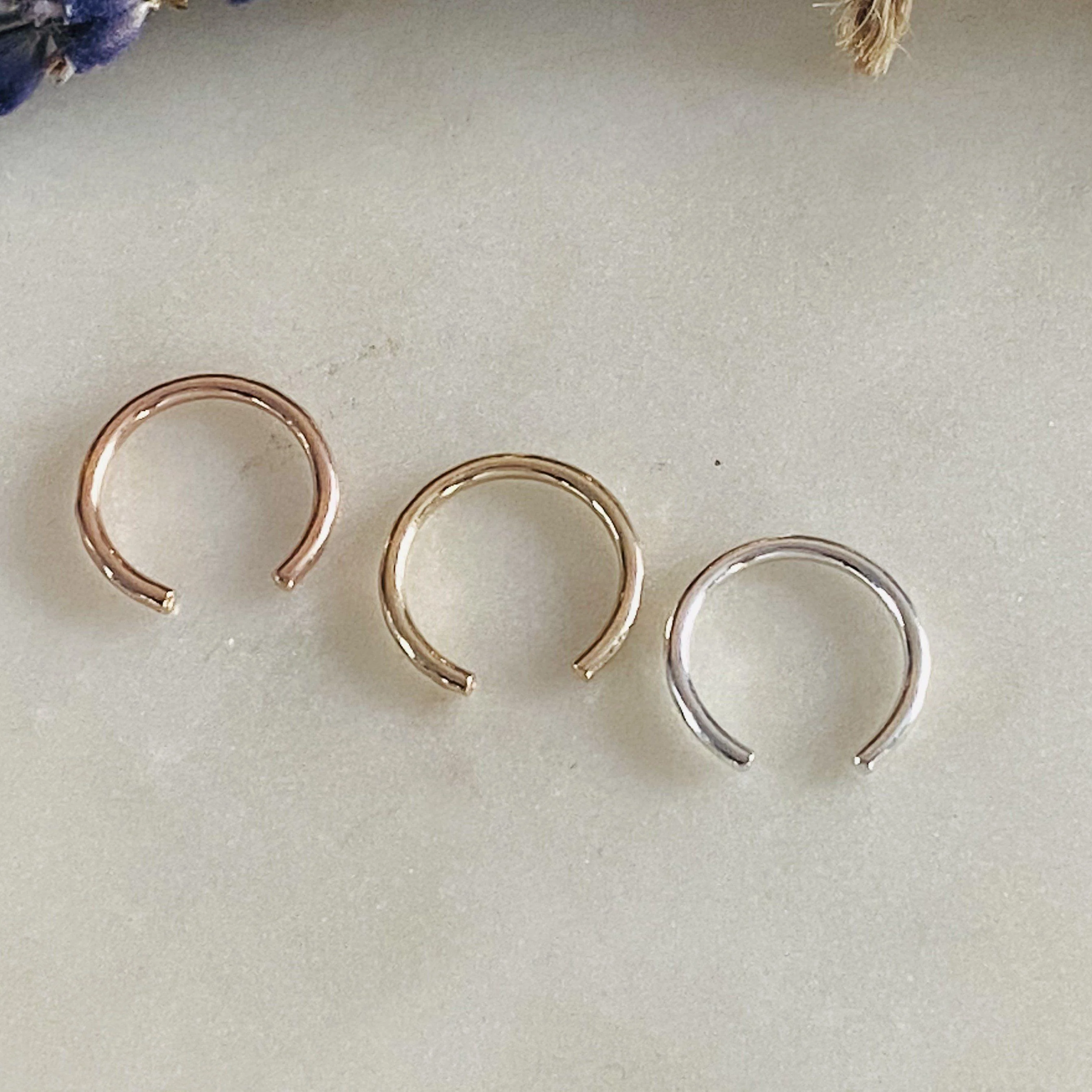 Dainty 14K Filled Rose Gold Ear Cuff - Image 6